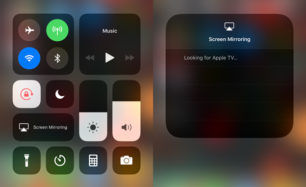 AirPlay espelhando iPhone no iOS 12