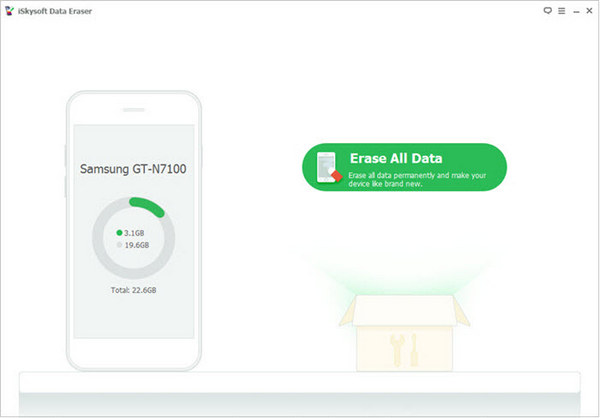 iSkysoft Data Eraser para limpar o histórico no Android