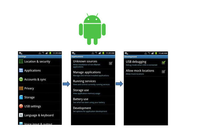 Depuração USB no Android