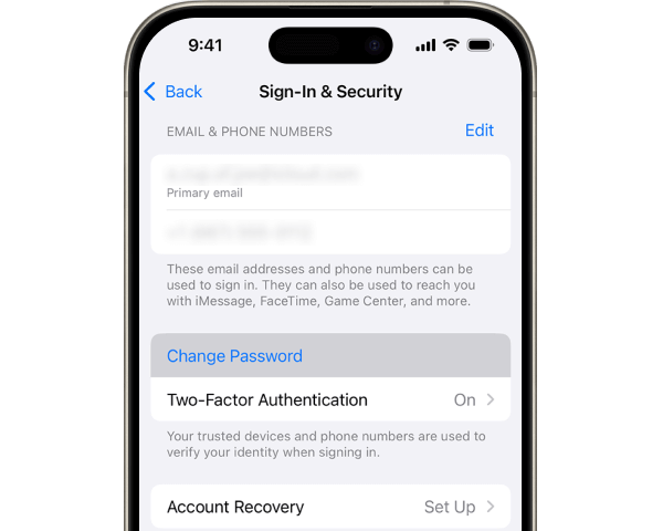 Esqueceu a senha da ID da Apple