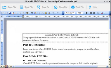Editor de PDF iCareAll