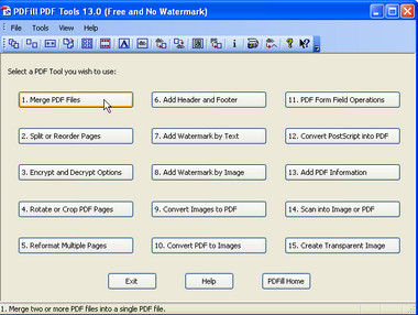 Ferramentas PDFill PDF