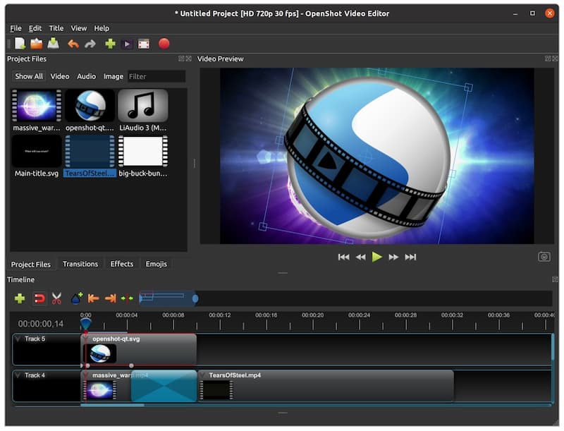 Editor de Vídeo OpenShot