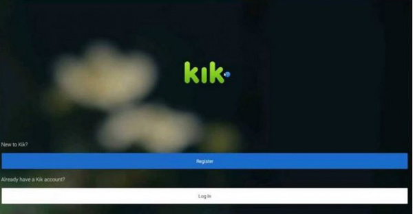 Login do Kik Messenger