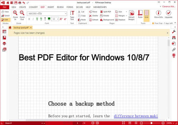 Editor de PDFescape