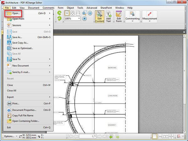 Editor de PDF-XChange