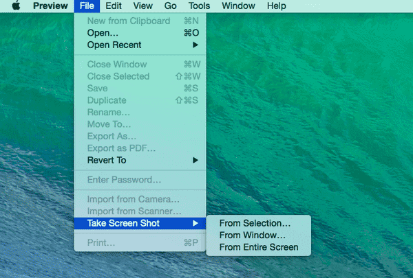 Imprimir tela no Mac com visualização