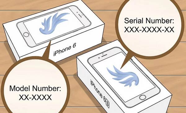 Verifique a caixa do iPhone