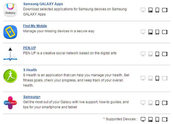 Serviços Samsung