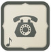 Ícone de toques de telefone antigo