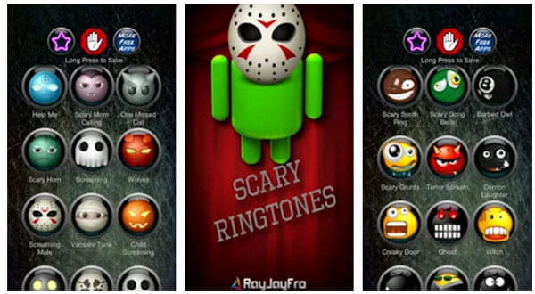 Zedge Ringtone App - Toques Assustadores