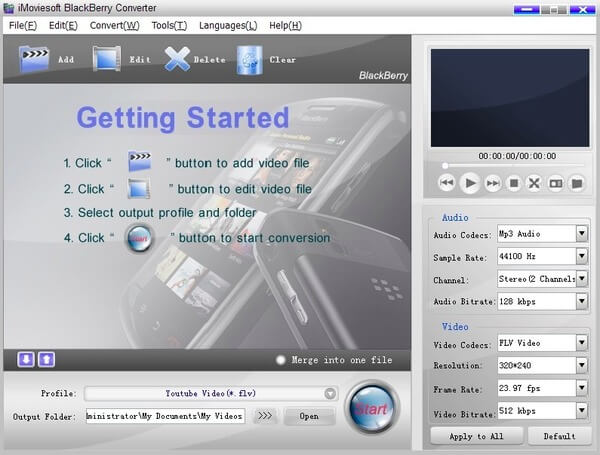 iMoviesoft BlackBerry Converter para Mac