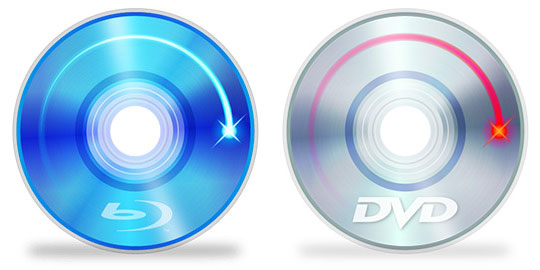 Disco Blu-ray e DVD
