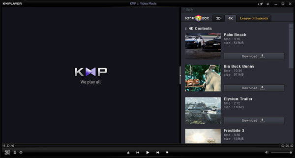 KMPlayer para MP4 Player