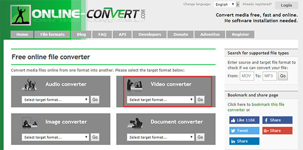 Converter WLMP para MP4 online