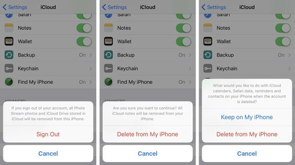 Como excluir a conta do iCloud do iPhone