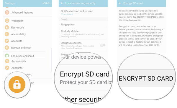 Criptografar cartão SD Android