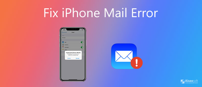 Corrigir erro de correio do iPhone