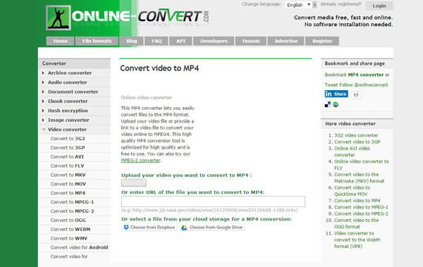 Conversor ARF para MP4 Online