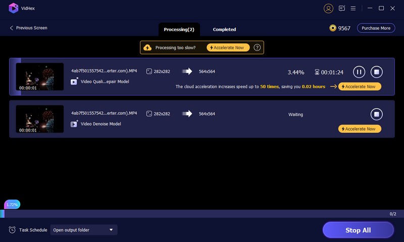 Acelerar o processamento de vídeo
