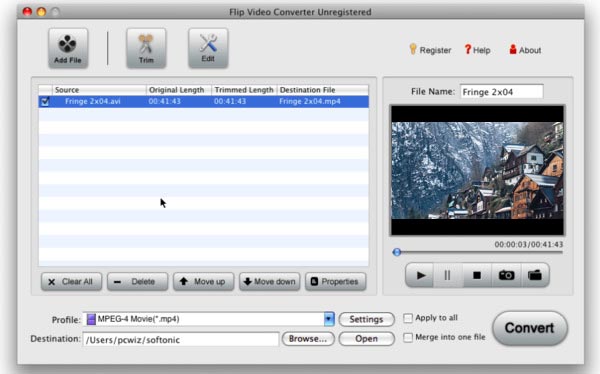 iOrgsoft Flip Video Converter para Mac