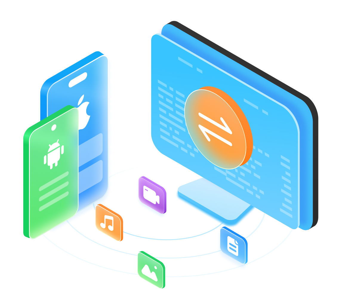 Entrega entre telefone e computador