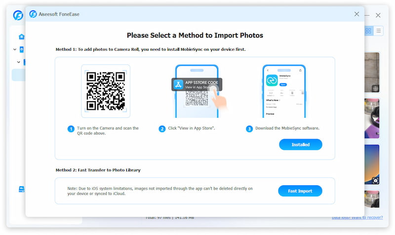 Importar computador - Duas opções