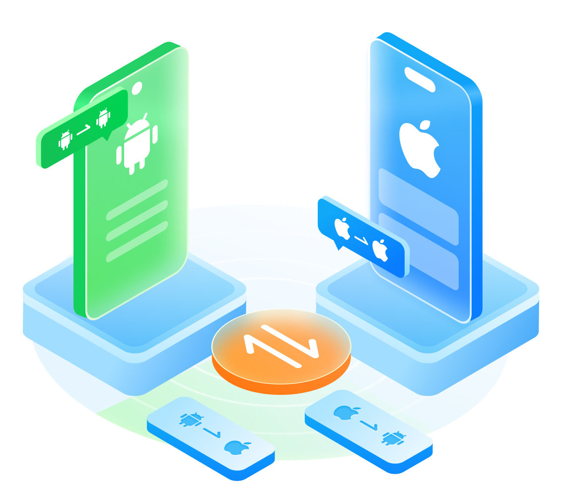 Transferência de dados entre celulares