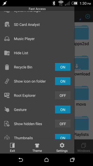 ES File Explorer Lixeira