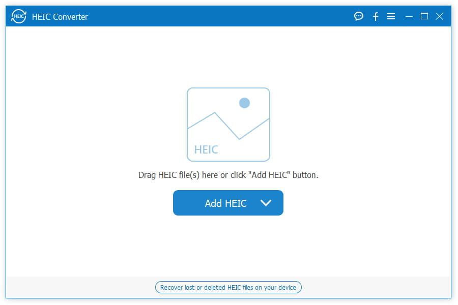 Interface de Conversor HEIC Livre