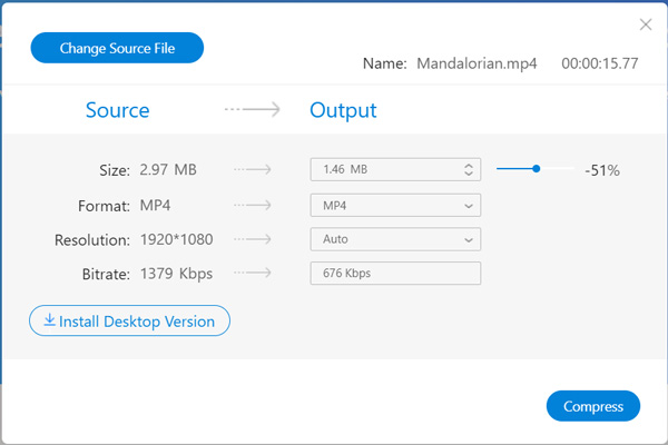 Compressor de vídeo online gratuito whatsapp