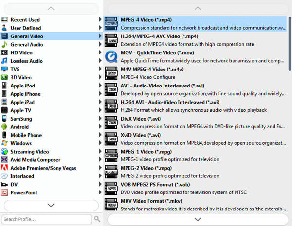 Converter MTS para MP4