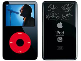 A terceira geração do iPod U2