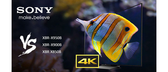 Comparação de TVs 4K da Sony