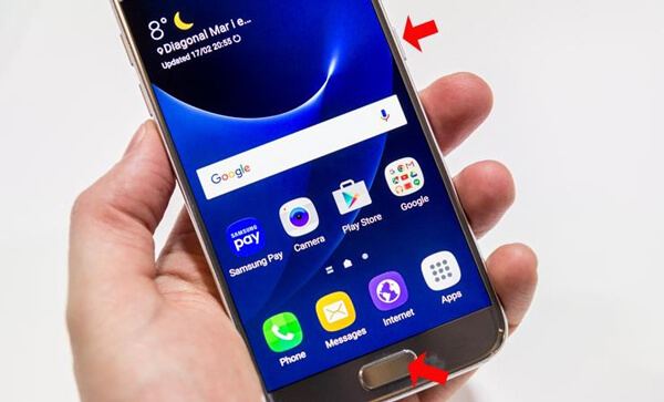 Como tirar uma captura de tela no Galaxy S7/S6/S5/S4