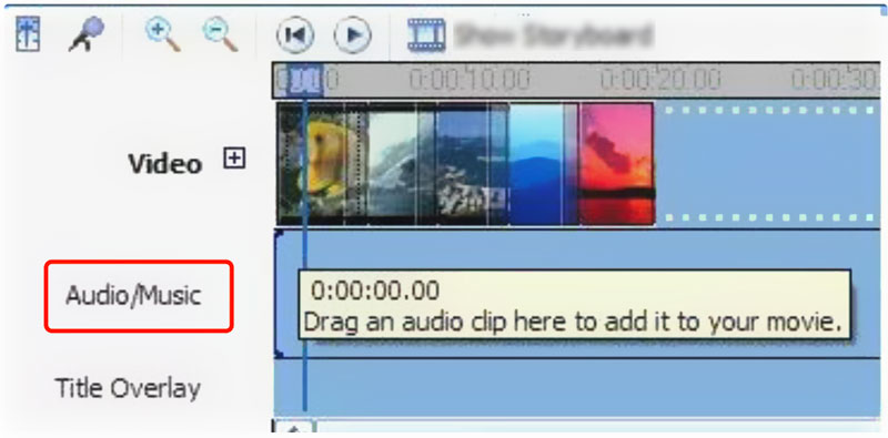 Adicionar áudio ao vídeo Windows Movie Maker