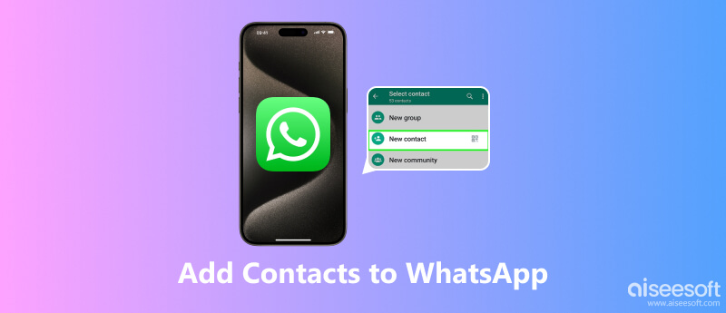 Adicionar contatos ao WhatsApp