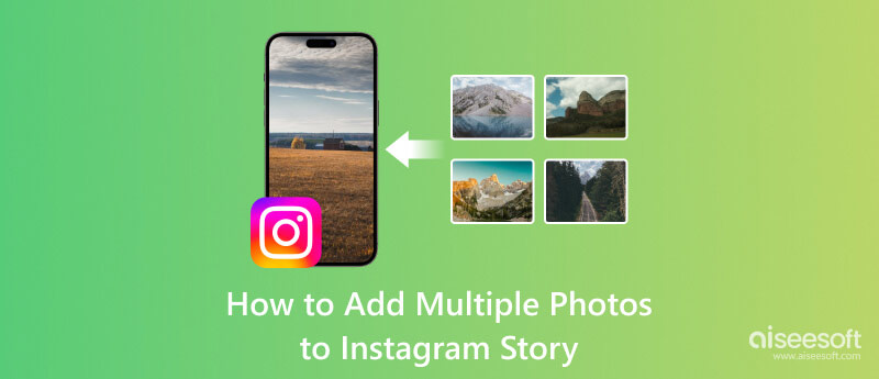 Adicionar várias fotos à história do Instagram