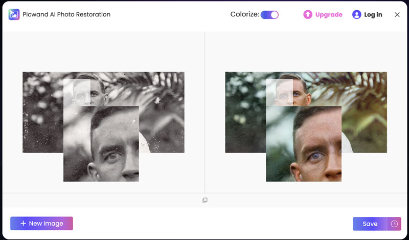 Restaurar fotos antigas, colorir fotos em preto e branco, Picwand Ai