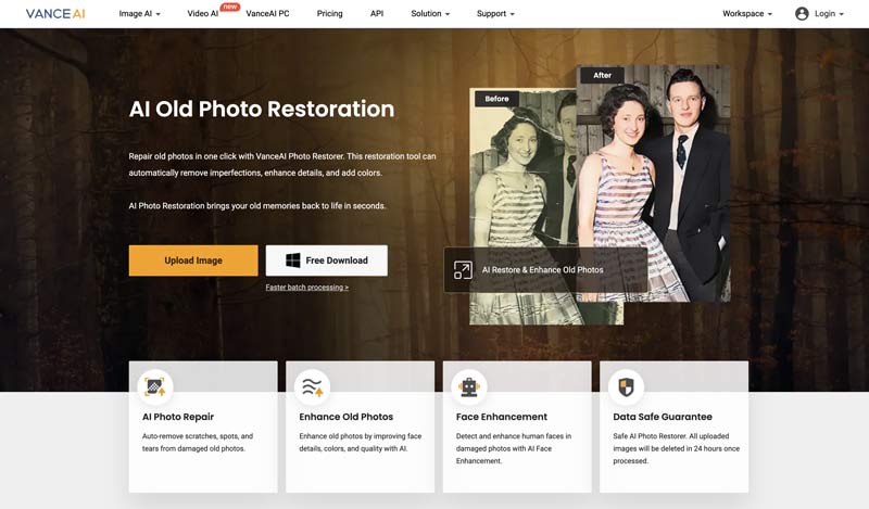 Restauração de fotos antigas de Vanceai Ai