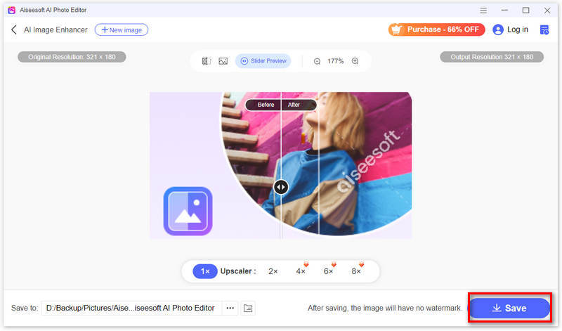 Aiseesoft Salvar Imagem PNG