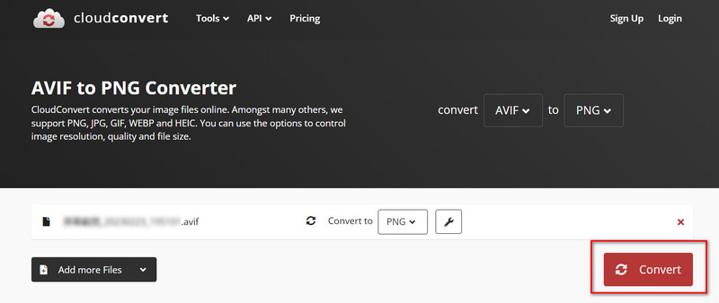 Cloudconvert Converter Avif