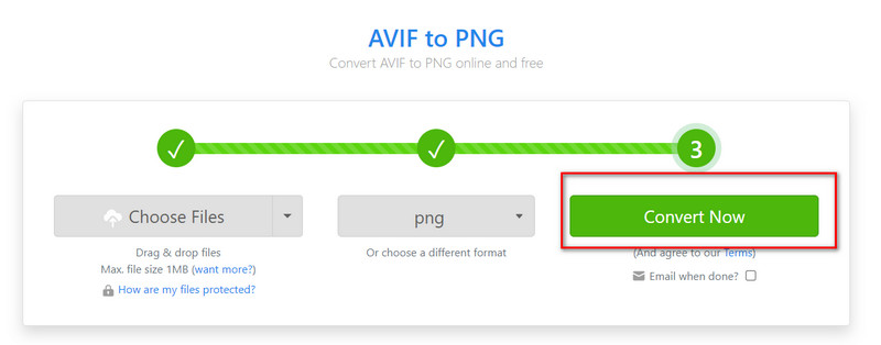Zamzar Converte Avif