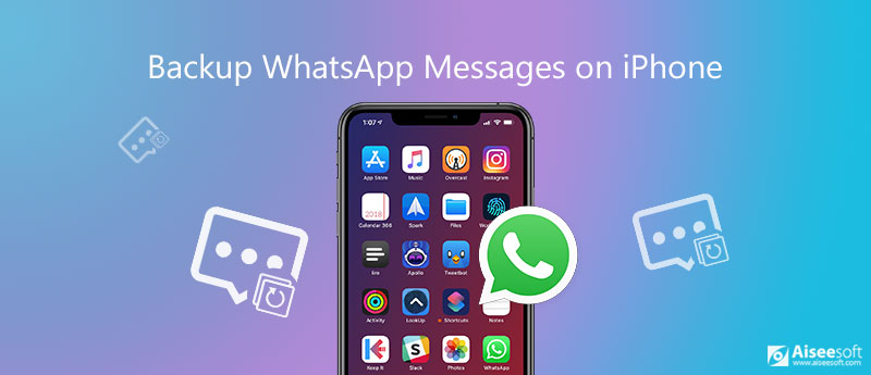 Fazer backup da mensagem do WhatsApp no ​​iPhone