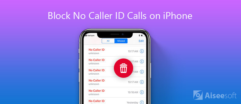 Bloquear nenhum identificador de chamadas no iPhone