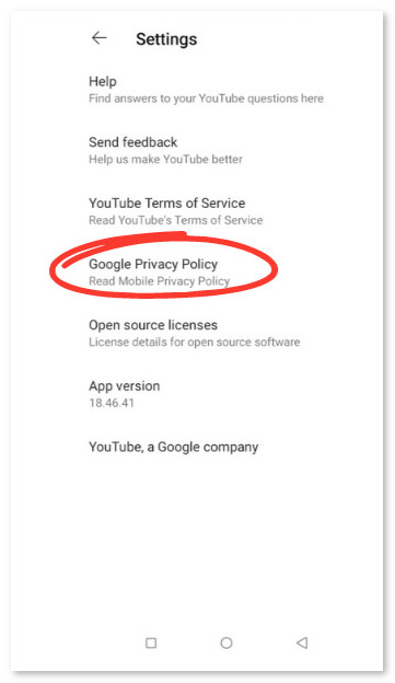 Google Política de Privacidade