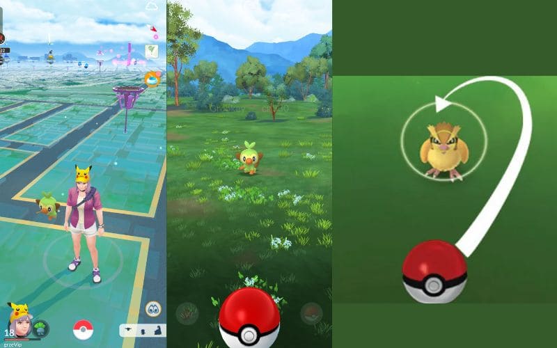 Encontre um Pokémon