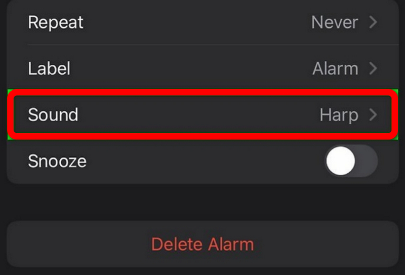 Alterar o som do alarme no iPhone