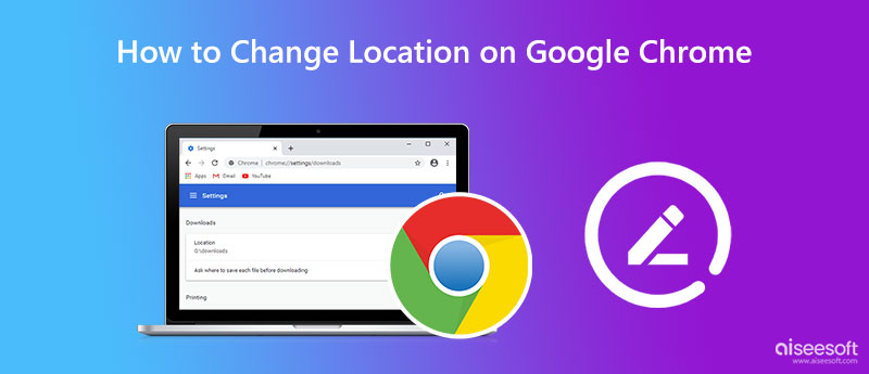 Alterar localização no Google Chrome