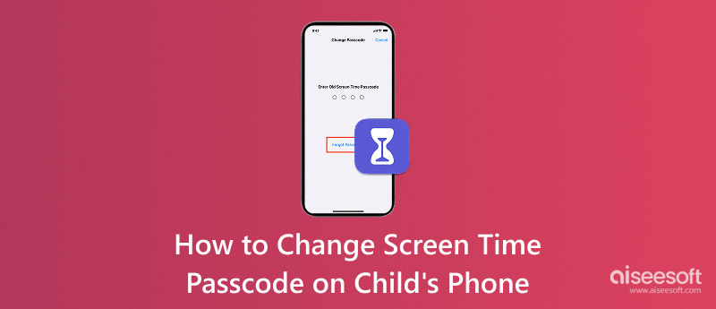 Alterar a senha do tempo de tela no telefone da criança